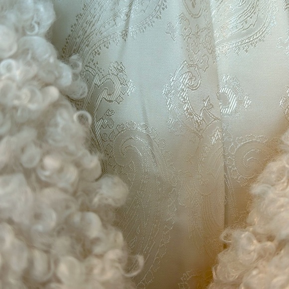 SOFT SURROUNDING TEDDY BEAR VEST WOMEN SIZE S IVORY SLEEVESLESS - Picture 8 of 12